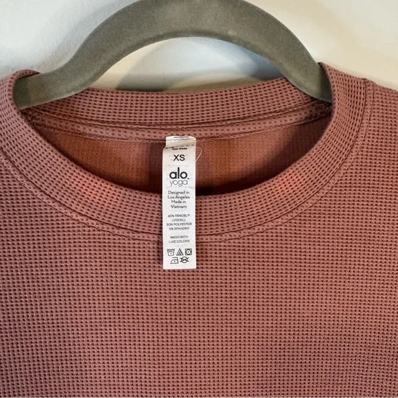 ALO Yoga Warm Brown Crewneck Sweater XS - Picture 5 of 6